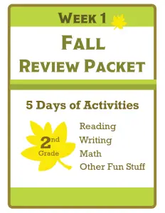fall-review-packet-2nd-grade-week-1