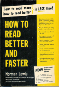 How to Read Better and Faster